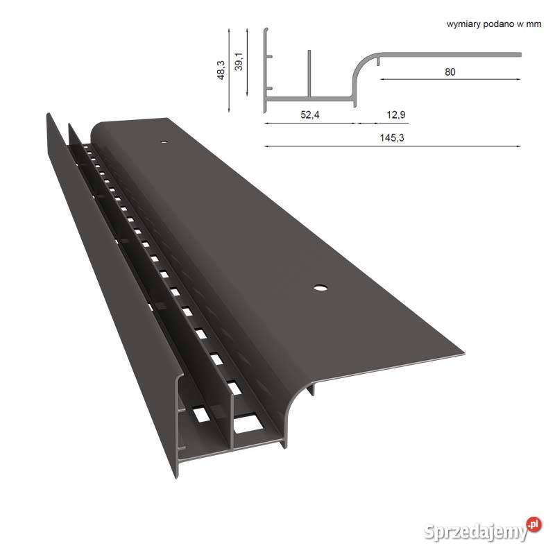 Profil na taras wentylowany Renoplast W20 GRAFIT Warszawa sprzedam