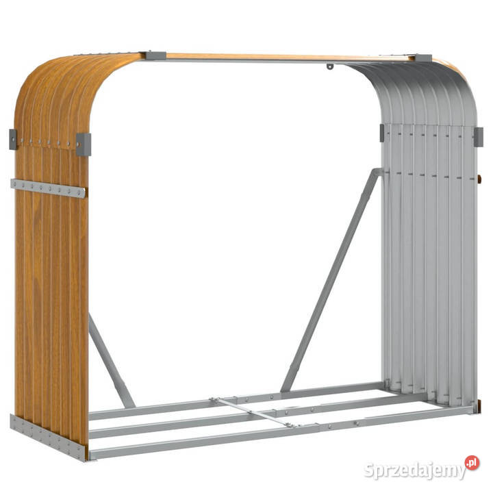 Stojak na drewno jasny brąz 120x45x100 stal mazowieckie Warszawa