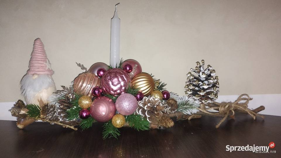 Stroik świąteczny bożonarodzeniowy na komodę Malkowice