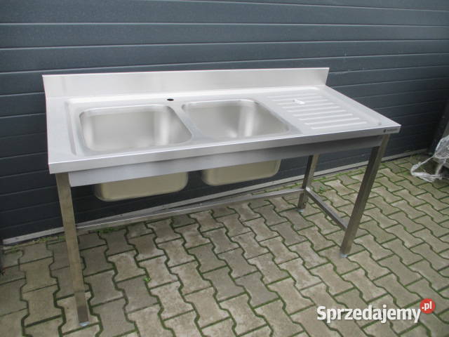 Zlew 2 Komory Dwukomorowy Stal Nierdzewna Ostrów Wielkopolski