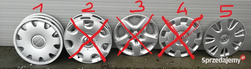 Kołpaki 1516 AUDI VW OPEL FORD RENAULT NISSAN sprzedam