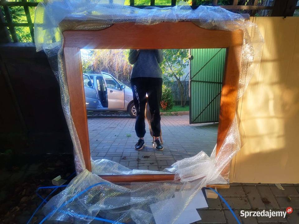 Lustro rama dębowa nowe sprzedam