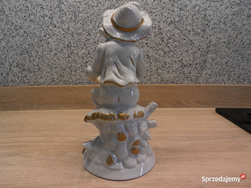 Porcelanowa figurka Preuss Porz wielkopolskie Raszków