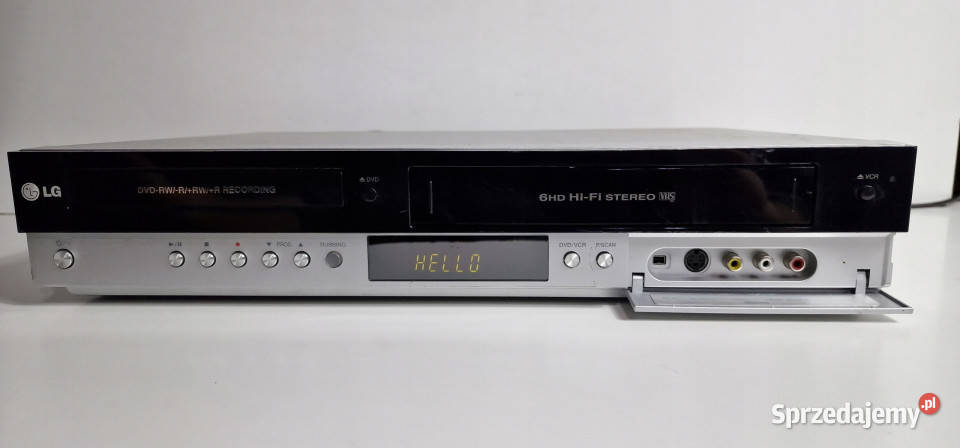 LG RC185 Video VHS i odtwarzacz DVD Kombo Międzychód