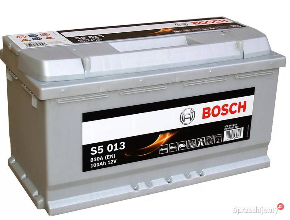 Akumulator Bosch 100Ah 830A EN S5013 PRAWY PLUS Lublin