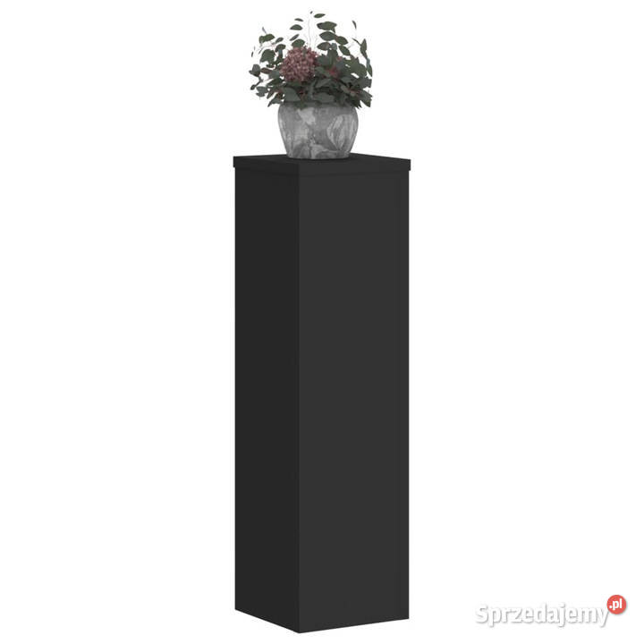 Podstawki pod doniczki 2 czarne 17x17x60 Warszawa