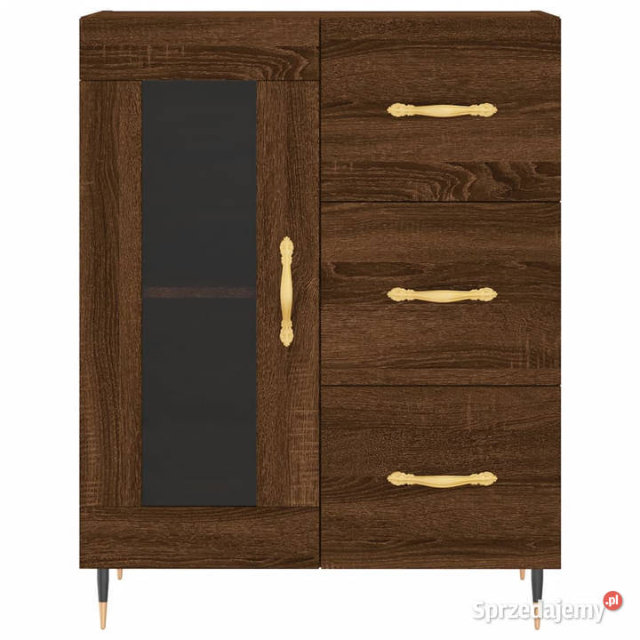 Szafka brązowy dąb 695x34x90 materiał Warszawa
