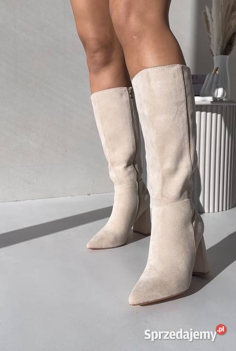 Kozaki na słupku Moda i Styl Piotrków Trybunalski