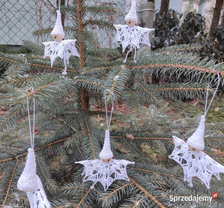 Ozdoba szydełkowa na choinkę