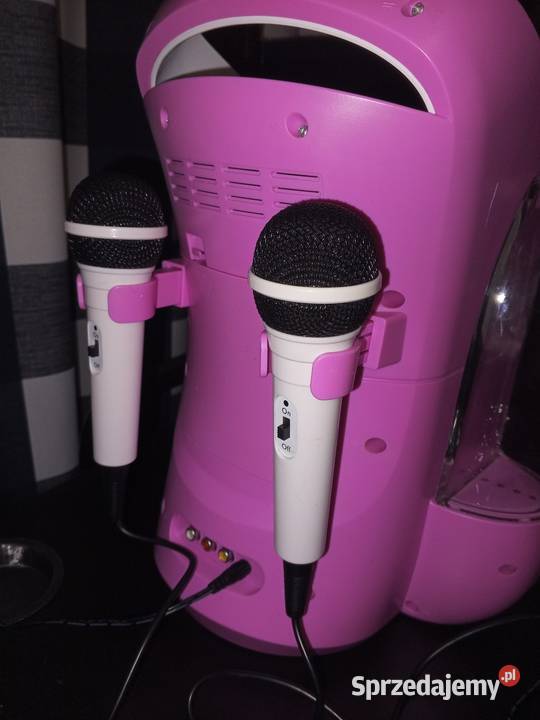 Wieża karaoke 2 mikrofony Biała Rawska