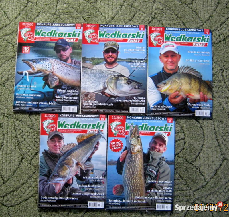 Wędkarski Świat roczniki do wyboru Kraków sprzedam