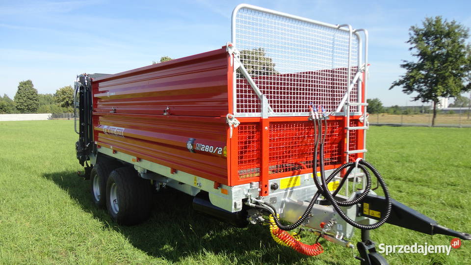 Rozrzutnik obornika MetalFach N2801 8t otwierane łódzkie Kozenin sprzedam