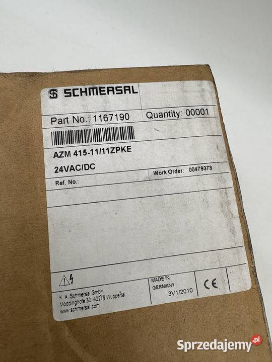 Schmersal AZM 4151111ZPKE 1167190 Safety Warszawa
