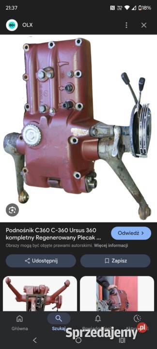 Podnośnik plecakowy Medynia Głogowska