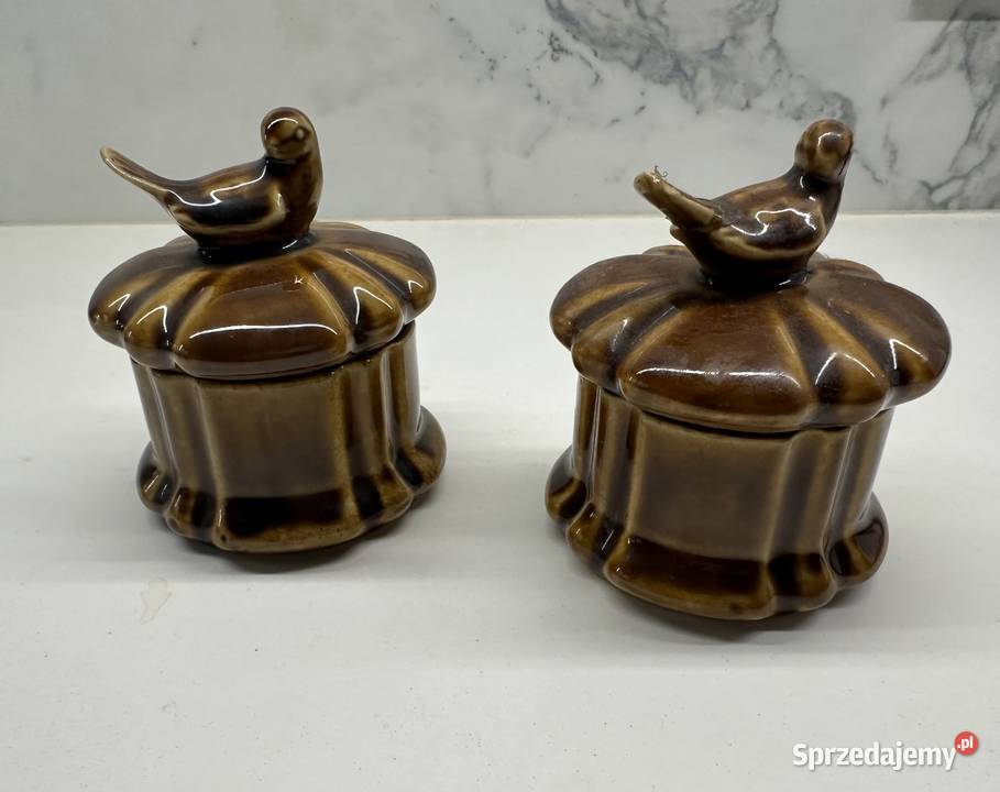 Puzderka z lat PRLu Porcelana i szkło Łódź