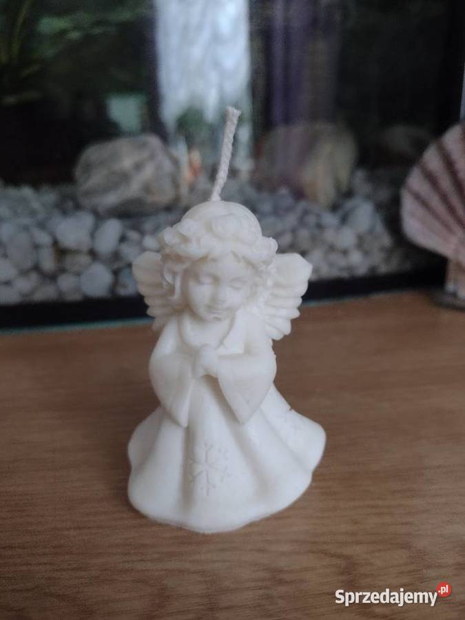 Świece sojowekotek Anioł dziewczyna z koniem