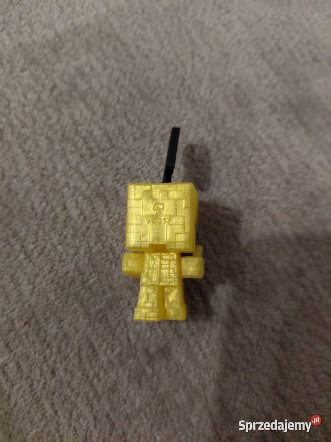 Rzadka figurka Alex w złotej zbroi Minecraft Warszawa