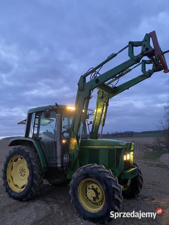 Ciągnik John deere 6100 z turem i kpl zaczepów Lwówek Śląski