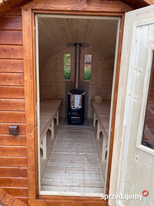 Sauna beczka sauna ogrodowa ruska bania 3 metry Płock
