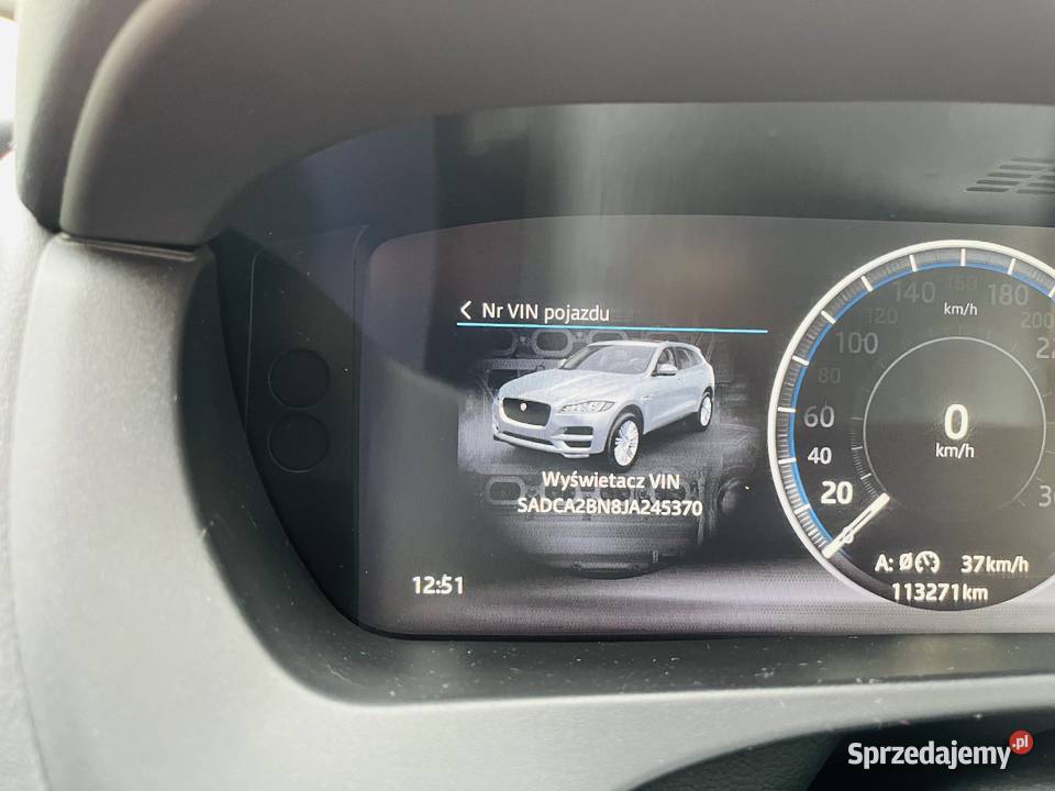 Jaguar FPace Jaguar FPace 20 241 i4D AWD mazowieckie Bobrowiec