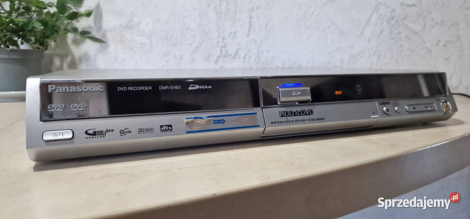 Panasonic DVD recorder nagrywarka DRM EH 60 DVD i Blu-ray Elektronika Międzychód