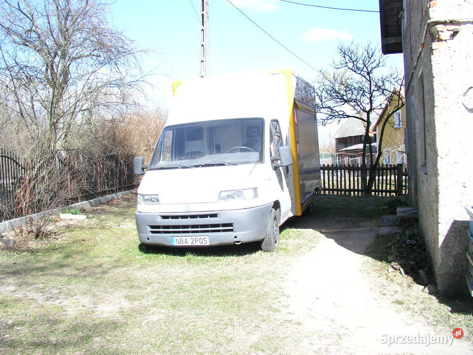 Auto sklep fiat ducato w typie food truck Kamper warmińsko-mazurskie Nowa Wieś Reszelska