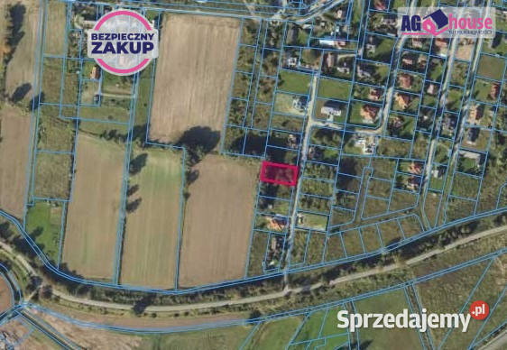 Działka 1222m2 Wiślinka Klonowa