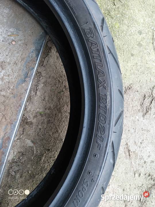 Opona Bridegestone Battlax BT021F 12060 ZR 17 MC łódzkie Wolbórz sprzedam
