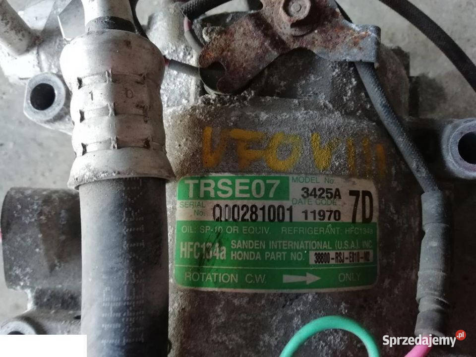 HONDA CIVIC UFO VIII 14IVTEC POMPA KLIMATYZACJI Kozubszczyzna sprzedam