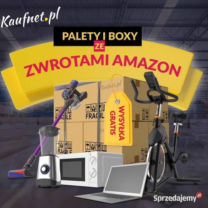 Palety Boxy Amazon ABC Towar do Dlaszej Zielona Góra sprzedam