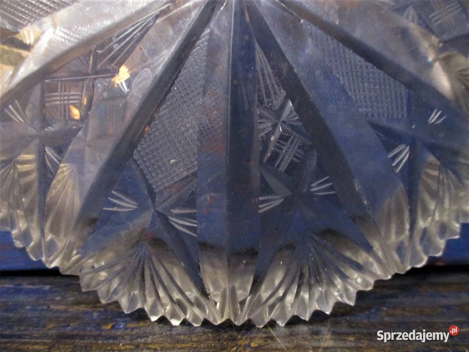 Kryształowy Talerzyk Deserowy PRL mazowieckie Nieporęt sprzedam