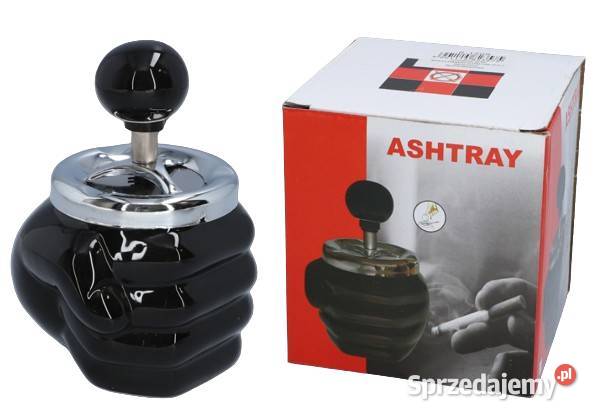 Zamykana Popielniczka Ceramiczna w Kształcie Ostrowy nad Okszą sprzedam