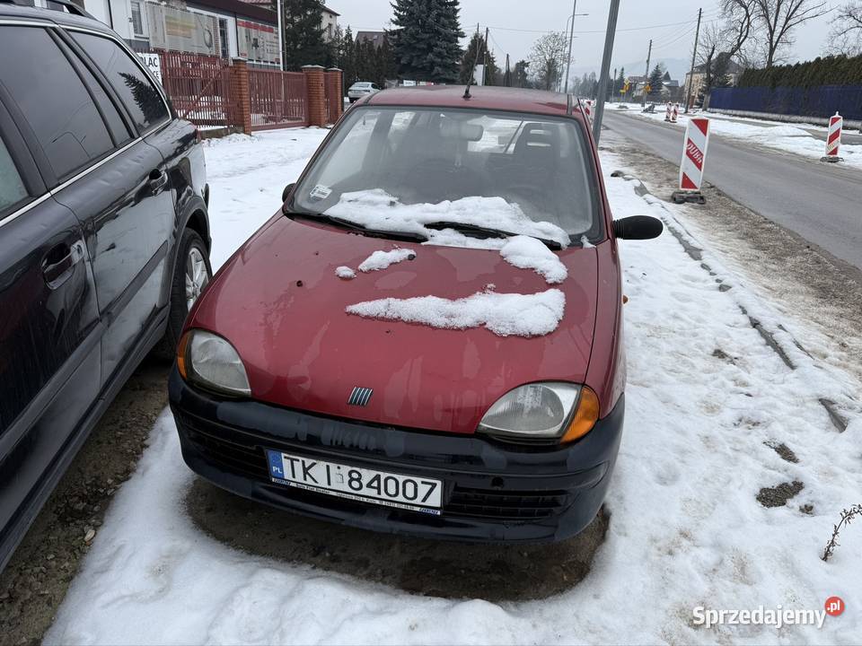 Fiat seicento 1999 bordowy Kielce sprzedam