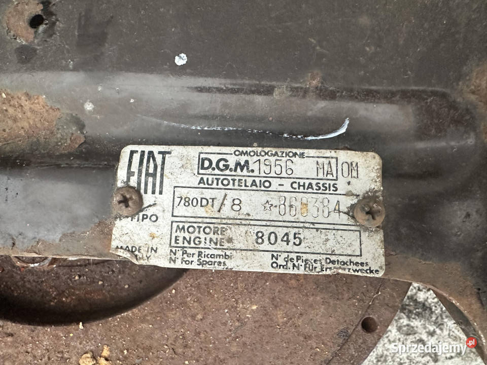 Fiat 780dt Fiat 8045 korbowód koło zamachowe wielkopolskie Jastrzębniki