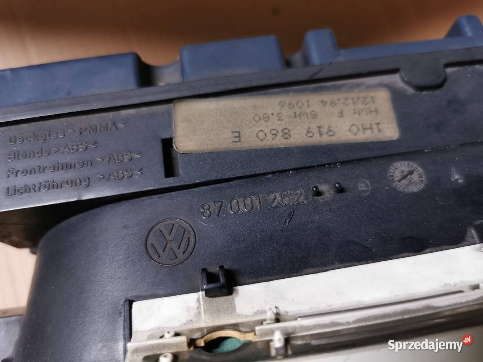 Volkswagen Golf III Prędkościomierz licznik Lublin