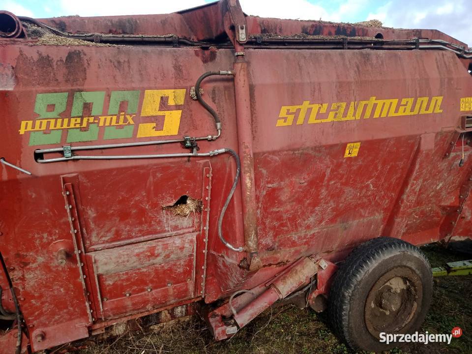 Paszowóz strautmann powermix 800s 8m3 uszkodzony Probostwo Górne