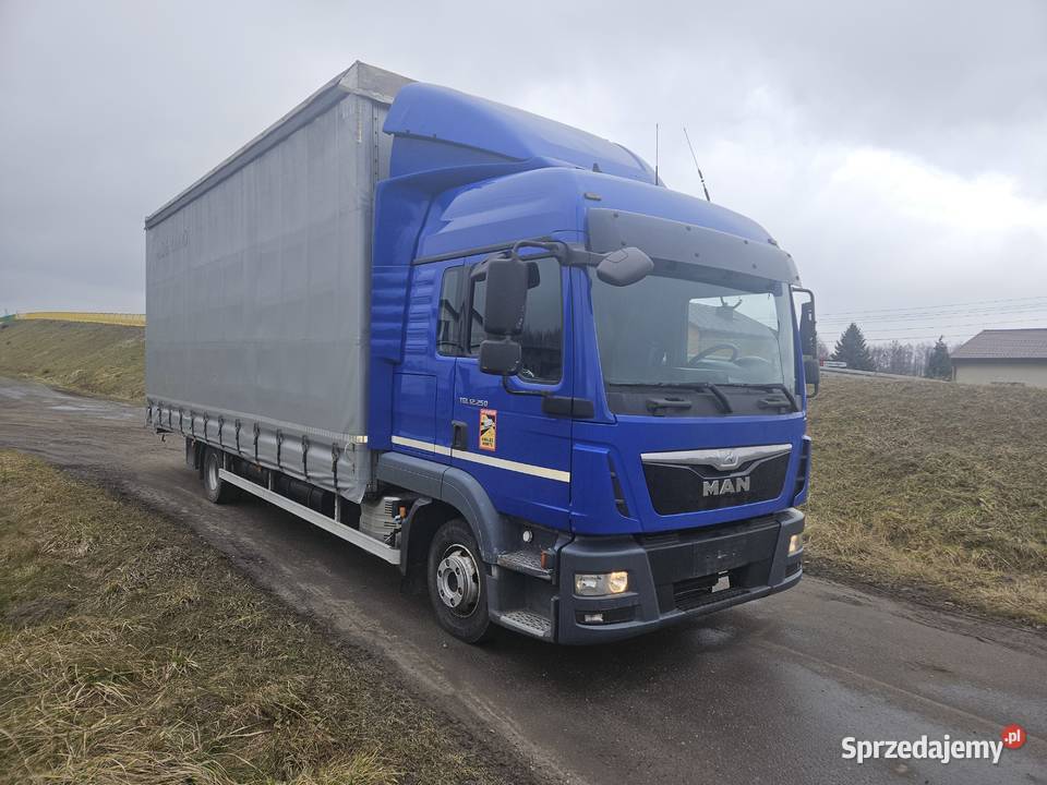 MAN TGL 12250 diesel Plandeki Piotrków Trybunalski