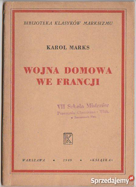 7125 WOJNA DOMOWA WE FRANCJI BIBLIOTEKA KLASYKÓW Czyrna