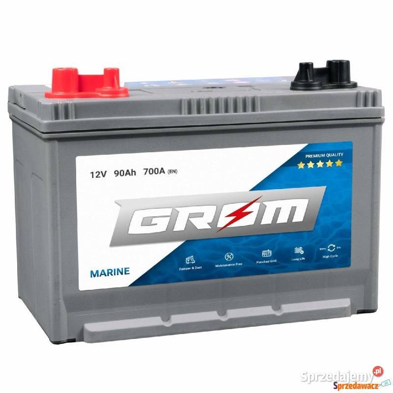 Akumulator Grom marine 90Ah 700A M31dc osobowe podlaskie Suwałki sprzedam