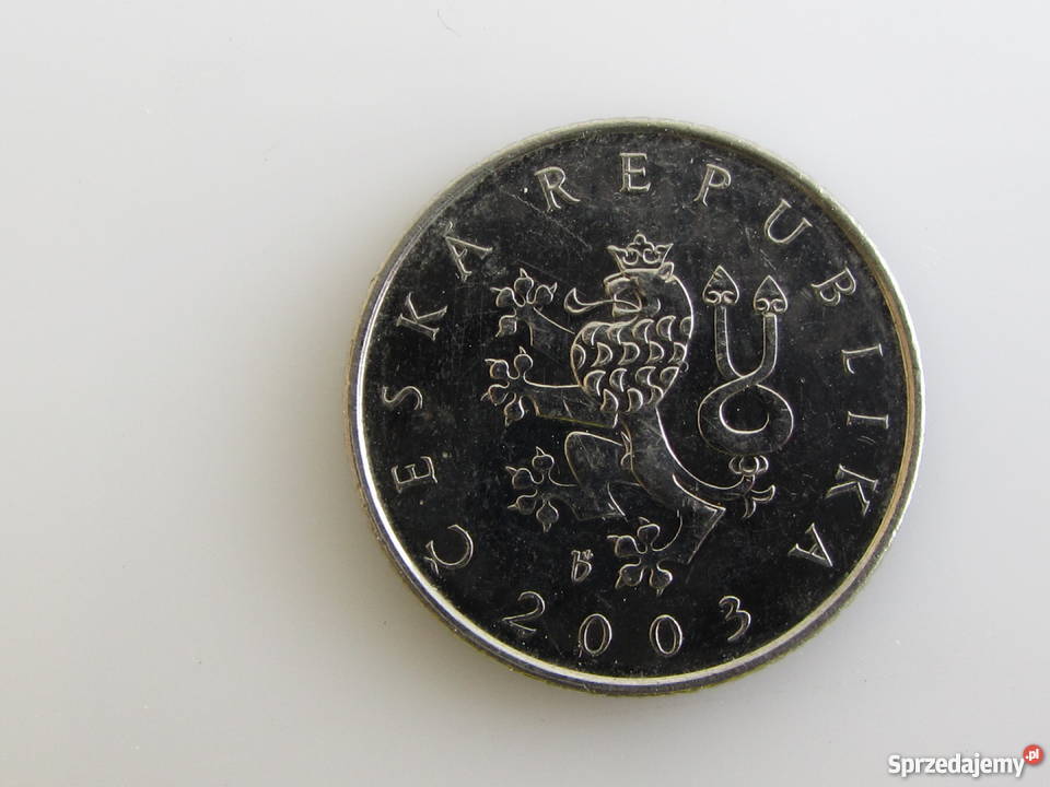 Moneta 1 Koruna Korona 2003 Czechy warmińsko-mazurskie