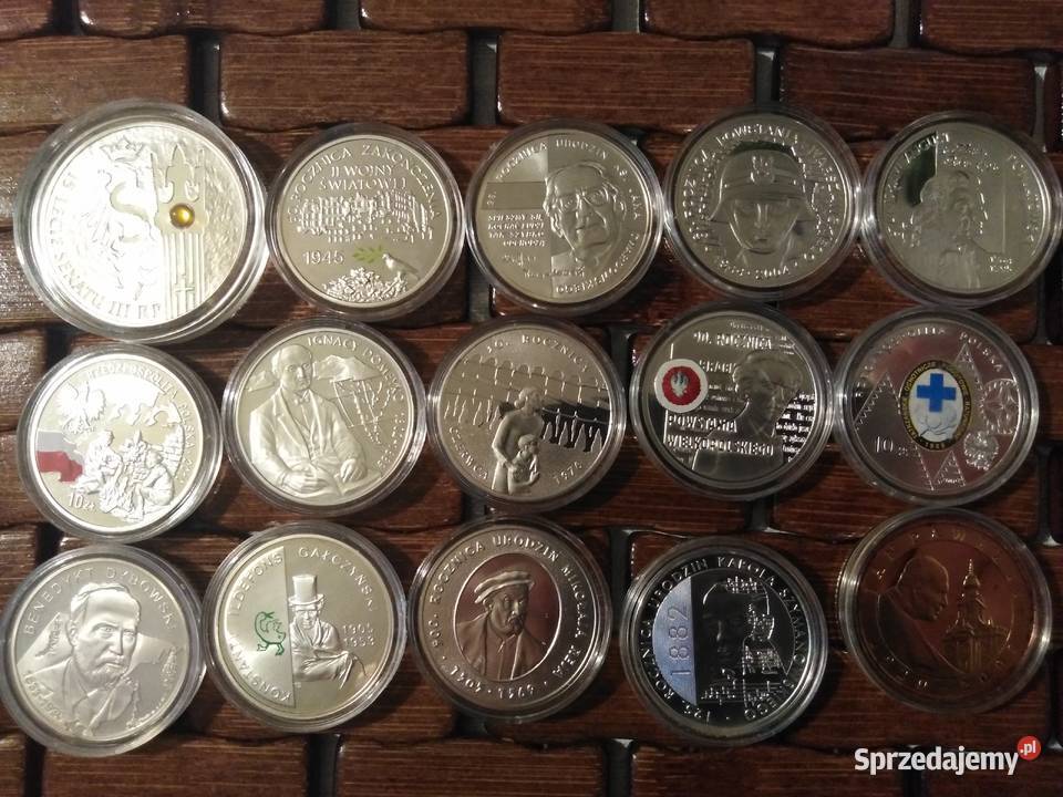 Monety 10 i 20 srebrne kolekcjonerskie Rydzewo