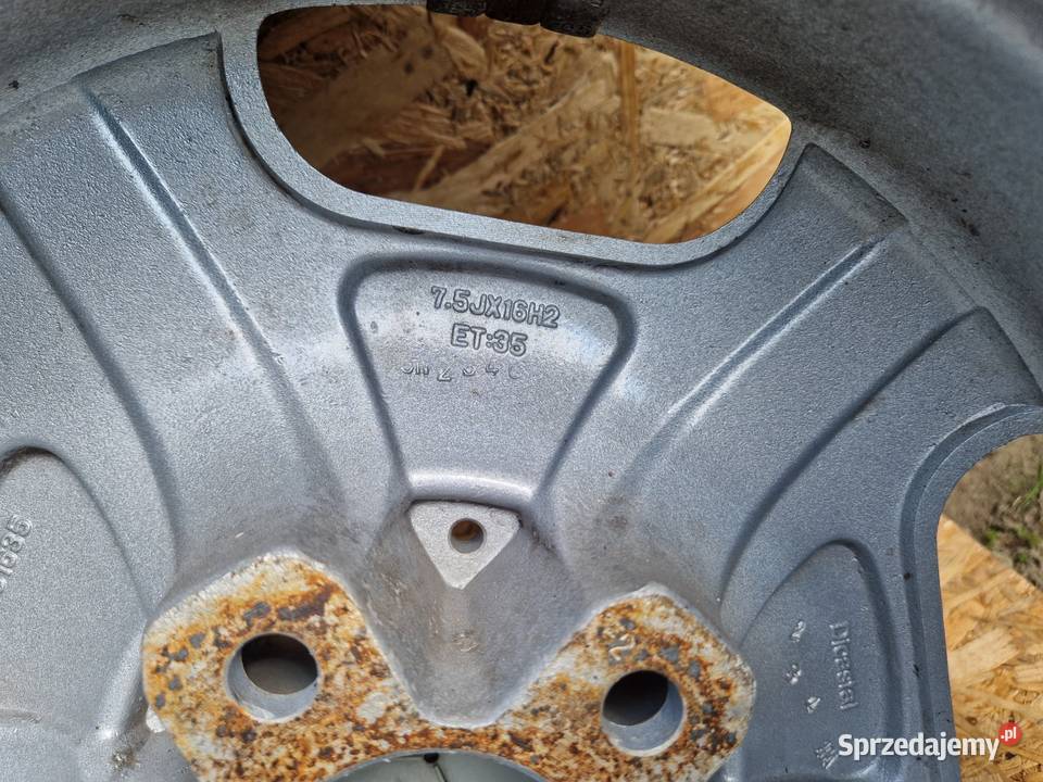 MERCEDES FELGI ALUMINIOWE 22555 R16 KOMPLET ET35 Średnica 16" Słowikowo