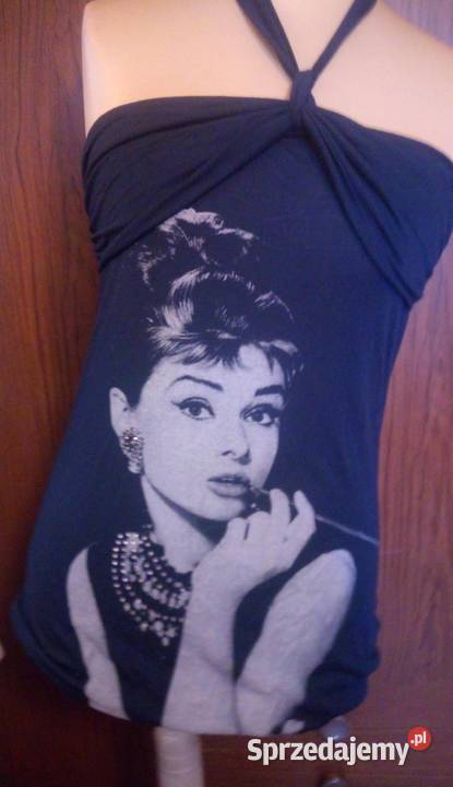 bluzka tunika z wizerunkiem Audrey Hepburn Warszawa