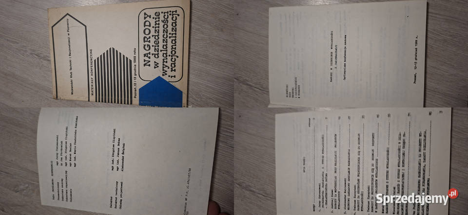 Nagrody w dziedzinie wynalazczości i Antykwariat wielkopolskie