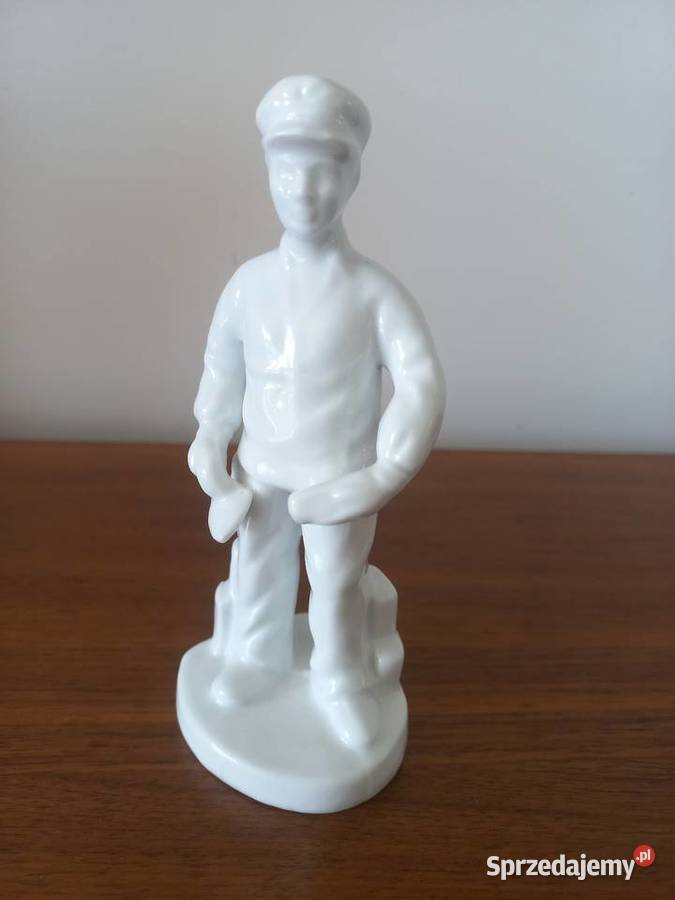 Figurka porcelanowa Murarz Toruń