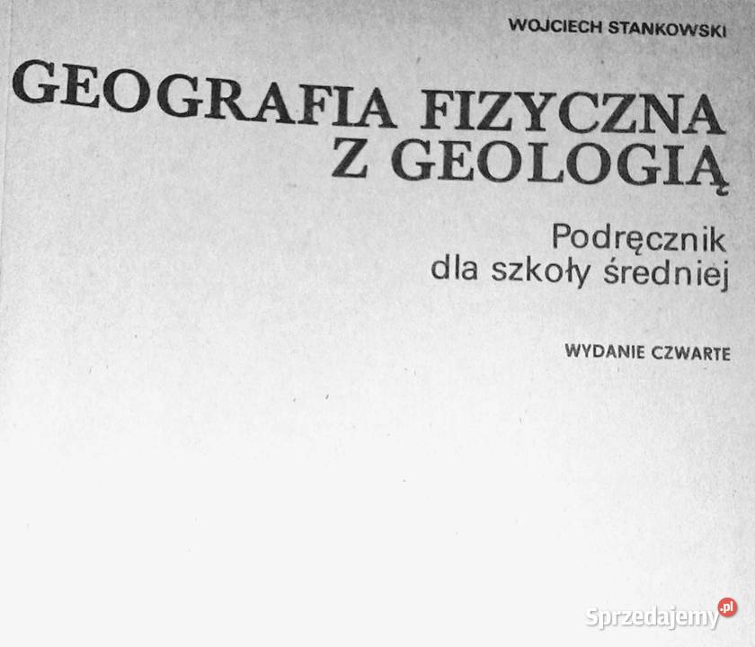 Geografia fizyczna z geologią Wojciech Pozostałe Chełm sprzedam