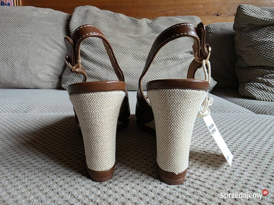 nowe Anna Field by Zalando sandałki na koturnie Kraków