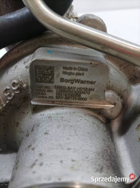 TURBOSPRĘŻARKA 5AYB01310000 10 Honda Civic X Części samochodowe sprzedam
