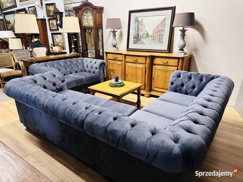 ROGÓWKA 2os KANAPA w stylu chesterfield Bydgoszcz sprzedam