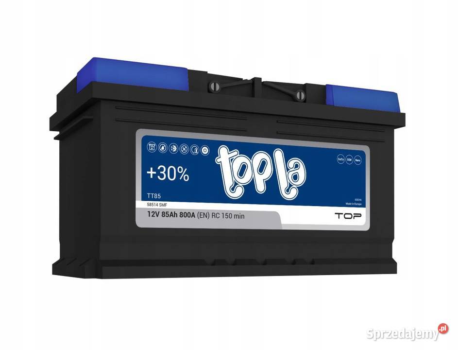 Akumulator TOPLA TOP 85Ah 800A P Siedlce